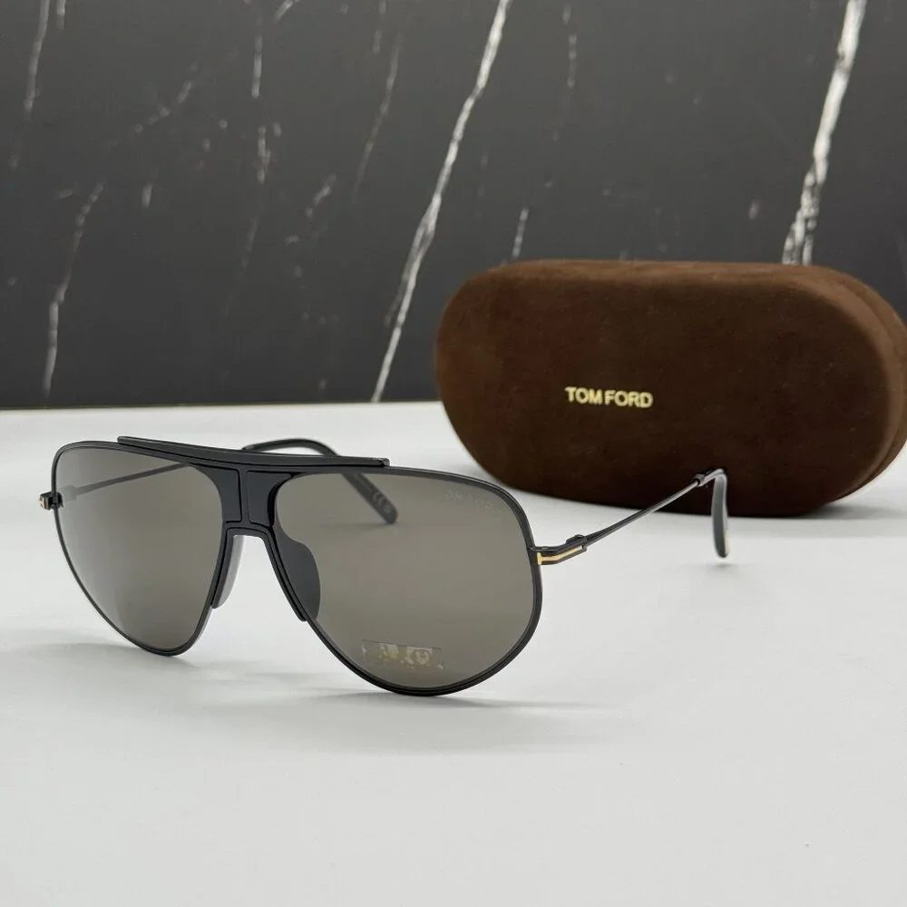 NEW TOM FORD ADDISON TF928 02A BLACK MEN SUNGLASSES TOM FORD FT0928 02A